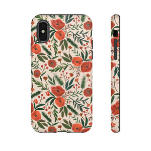 Christmas Floral Phone Case