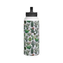 Load image into Gallery viewer, Cactus Watercolor Handle Lid Water Bottle