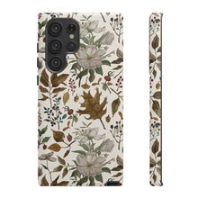 Load image into Gallery viewer, Watercolor Fall Leaves and Flowers Phone Case