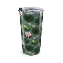 Load image into Gallery viewer, Frog and Lotus Travel Mug