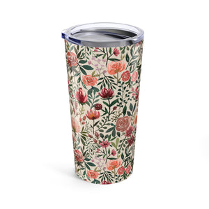 Pink Spring Flowers Travel Mug