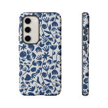 Load image into Gallery viewer, Dark Blue Floral Phone Case