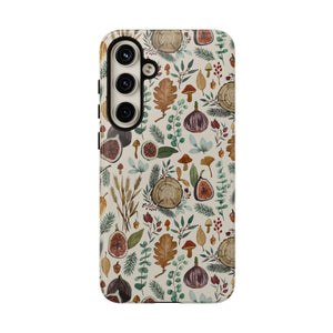 Figs, Mushrooms and Leaves Phone Case
