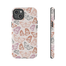 Load image into Gallery viewer, Orange and Pink Butterfly Phone Case