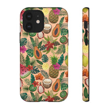 Load image into Gallery viewer, Tropical Fruit and Flowers Phone Case
