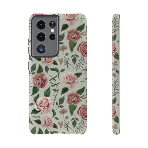 Wild Flower Roses Phone Case