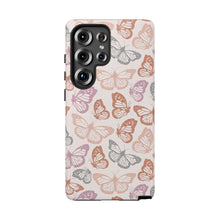 Load image into Gallery viewer, Orange and Pink Butterfly Phone Case