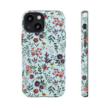 Load image into Gallery viewer, Bright Watercolor Flower - Blue Phone Case