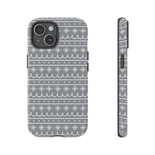 Load image into Gallery viewer, Gray Snowflake Pattern Phone Case