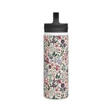 Load image into Gallery viewer, Spring Garden Flowers Handle Lid Water Bottle