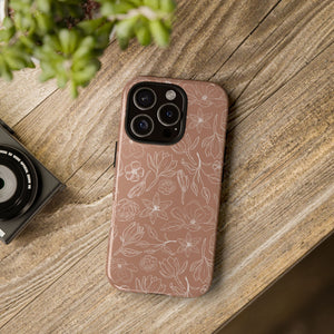 Copper Magnolia Phone Case