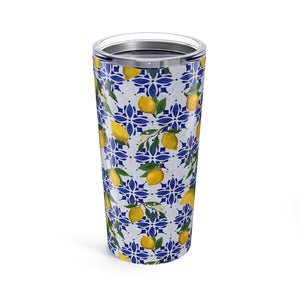 Lemon Tile Travel Mug