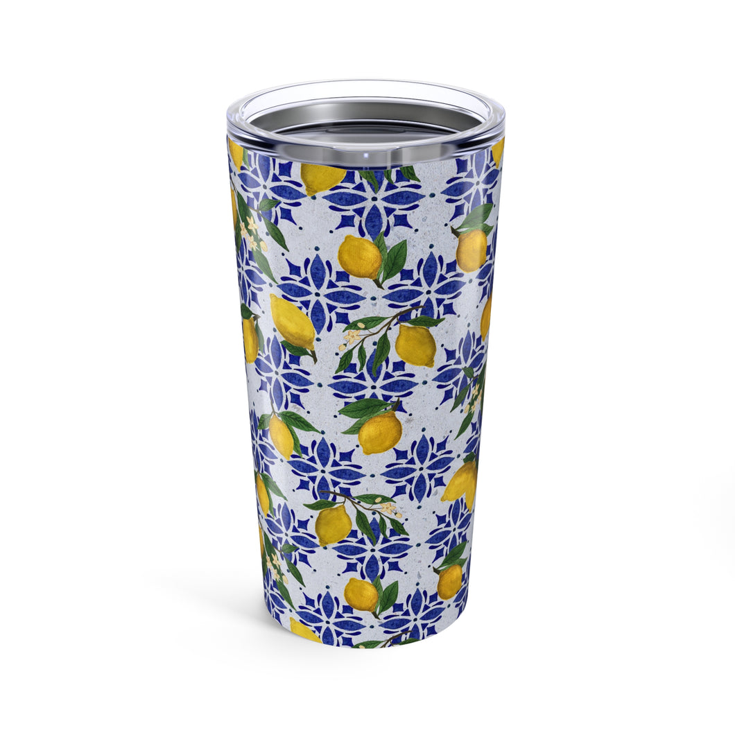 Lemon Tile Travel Mug