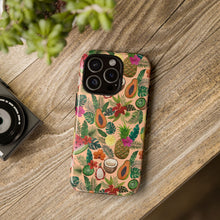 Load image into Gallery viewer, Tropical Fruit and Flowers Phone Case