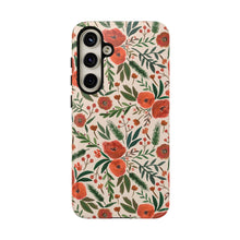 Load image into Gallery viewer, Christmas Floral Phone Case
