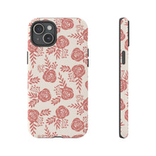 Load image into Gallery viewer, Warm Pink Floral Phone Case