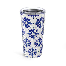 Load image into Gallery viewer, Dark Blue Tile Travel Mug