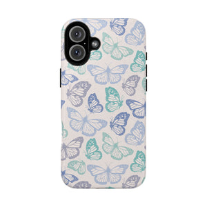 Purple and Green Butterfly Phone Case