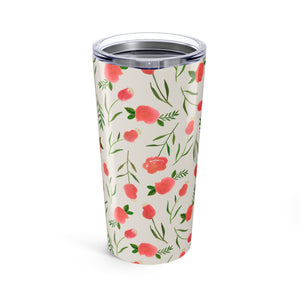 Spring Watercolor Travel Mug