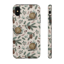 Load image into Gallery viewer, Winter Branches, Berries and Pine Cones Phone Case