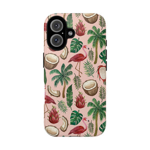 Flamingo Coconut Phone Case