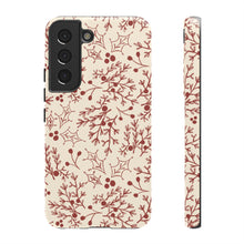 Load image into Gallery viewer, Red Christmas Branch Phone Case