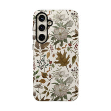 Load image into Gallery viewer, Watercolor Fall Leaves and Flowers Phone Case