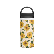 Load image into Gallery viewer, Summer Sunflower Handle Lid Water Bottle