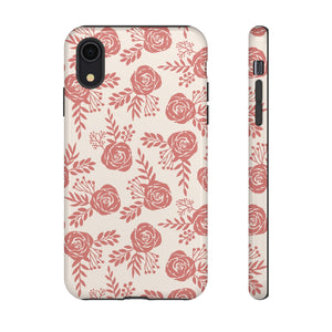 Warm Pink Floral Phone Case