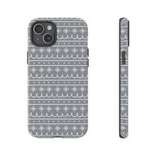 Load image into Gallery viewer, Gray Snowflake Pattern Phone Case