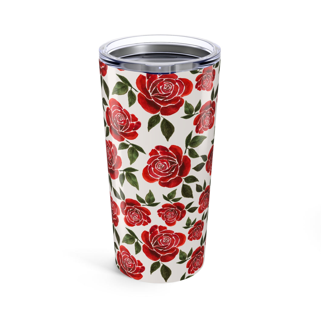 Rose Watercolor Travel Mug