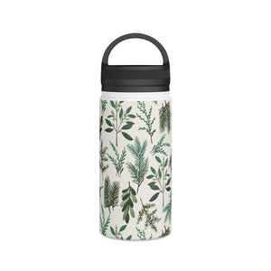 Winter Branches Handle Lid Water Bottle