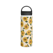 Load image into Gallery viewer, Summer Sunflower Handle Lid Water Bottle