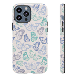 Purple and Green Butterfly Phone Case