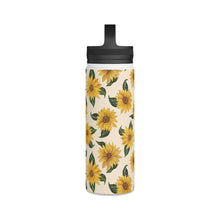 Load image into Gallery viewer, Summer Sunflower Handle Lid Water Bottle