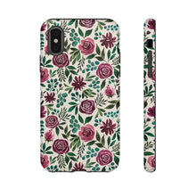 Load image into Gallery viewer, Magenta Floral Eucalyptus Phone Case