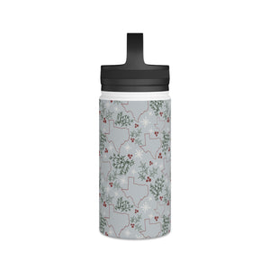 Texas Christmas Handle Lid Water Bottle