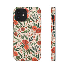 Load image into Gallery viewer, Christmas Floral Phone Case