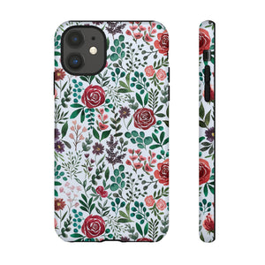 Pink and Purple Flowers Phone Case