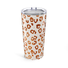 Load image into Gallery viewer, Copper Leopard Print Travel Mug