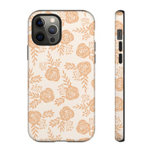 Load image into Gallery viewer, Light Orange Floral Phone Case