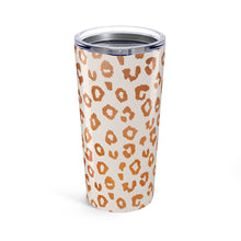 Load image into Gallery viewer, Copper Leopard Print Travel Mug