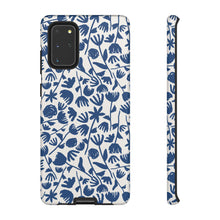 Load image into Gallery viewer, Dark Blue Floral Phone Case