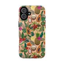 Load image into Gallery viewer, Tropical Fruit and Flowers Phone Case