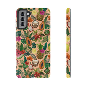 Tropical Fruit and Flowers Phone Case