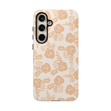 Load image into Gallery viewer, Light Orange Floral Phone Case