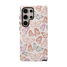 Load image into Gallery viewer, Orange and Pink Butterfly Phone Case