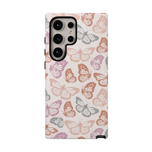 Orange and Pink Butterfly Phone Case
