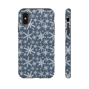 Blue Snowflakes Phone Case