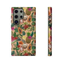 Load image into Gallery viewer, Tropical Fruit and Flowers Phone Case